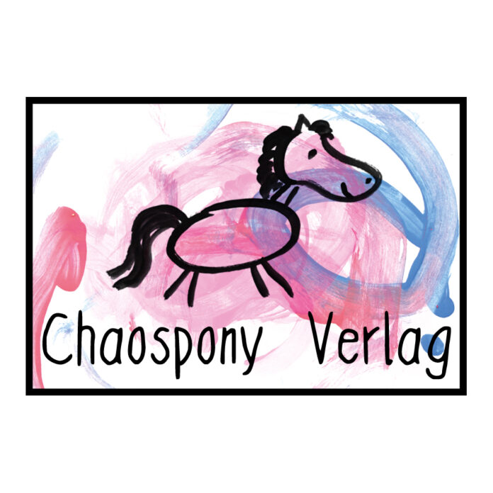 Pfred ist Maskottchen des Chaospony Verlags von Verlegerin Sandra Lina Jakob.