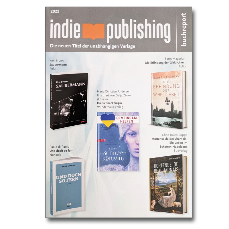 „Schöne Bücher“ im Buchreport indie.publishing 24 Lesetipps aus