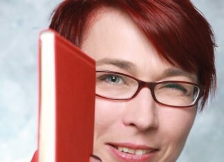 Architektur trifft Literatur bei Dresden (er)lesen: Schloss Albrechtsberg lockt Buchfans an die Elbe. Katharina Salomo, Verlegerin, salomo Publishing. (Foto: Maik Sempf)