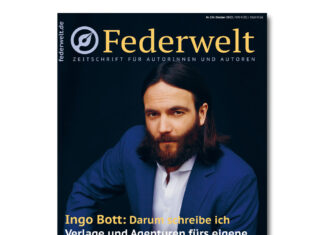 „Schöne Bücher“ in der Federwelt: 12 Lesetipps aus unabhängigen Verlagen. Federwelt - Zeitschrift für Autorinnen und Autoren, Ausgabe Oktober 2022