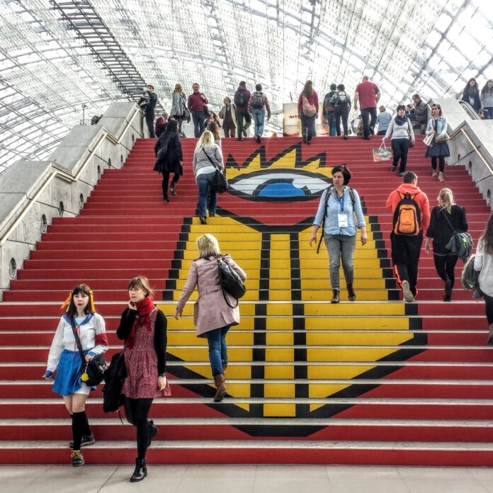 Blick zurück: Leipziger Buchmesse.