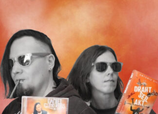 „DrahtseilTakt“ im Doppelpack: Vom abenteuerlichen Wettlauf auf dem Weg zum Buch mit Musik. Antonia Vitz (Autorin) und Daniel Gumo Reiss (Musiker).