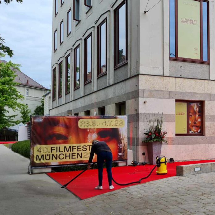 Roter Teppich fertig für das Filmfest München - und 