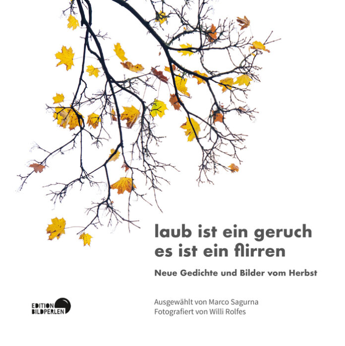 laub ist ein geruch es ist ein flirren – Neue Gedichte und Bilder vom Herbst, Marco Sagurna (Hrsg.) & Willi Rolfes
