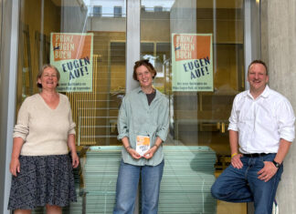 Die ganze Verleger-Familie macht mit: „Prinz Eugen Buch“ gibt im Münchner Nordosten Indies eine Bühne. Sie sind die neuen Buchhändler in München: Susanna RIeder (li.), ihre Tochter Josefa Pohl und ihr Bruder Johannes Rieder.