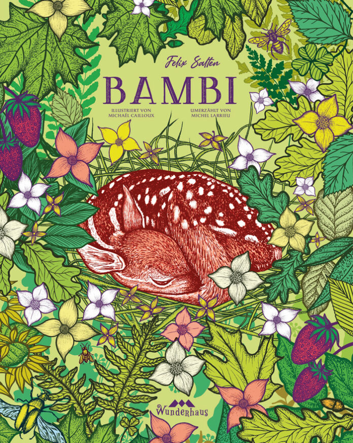 Bambi, Felix Salten und Michel Larrieu (Text); Michaël Cailloux (Illustrationen)